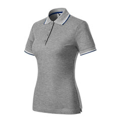 Polo marškinėliai moterims MLI-23351, pilki цена и информация | Футболка женская Kinga, разноцветная | pigu.lt