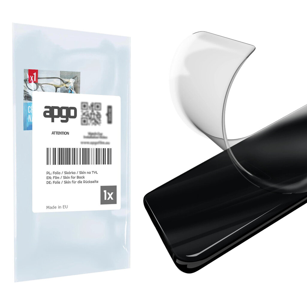 Apgo Hydrogel Matte Back цена и информация | Apsauginės plėvelės telefonams | pigu.lt
