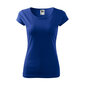 Marškinėliai moterims MLI-12244, mėlyni kaina ir informacija | Marškinėliai moterims | pigu.lt