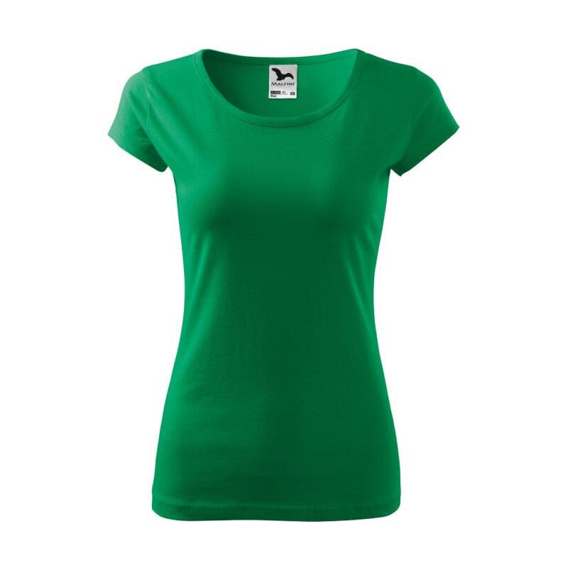Marškinėliai moterims MLI-12295, žali kaina ir informacija | Marškinėliai moterims | pigu.lt