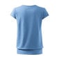 Marškinėliai moterims MLI-12095, mėlyni kaina ir informacija | Marškinėliai moterims | pigu.lt