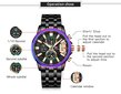 Bahar atsparus vandeniui vyriškas laikrodis kaina ir informacija | Vyriški laikrodžiai | pigu.lt