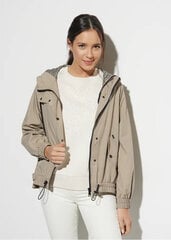 Женская светло-бежевая зимняя куртка цена и информация | Женские куртки | pigu.lt