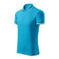 Polo marškinėliai vyrams MLI-21944, mėlyni kaina ir informacija | Vyriški marškinėliai | pigu.lt