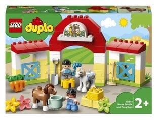 10951 LEGO® DUPLO Town Конюшня и уход за пони цена и информация | Конструкторы и кубики | pigu.lt