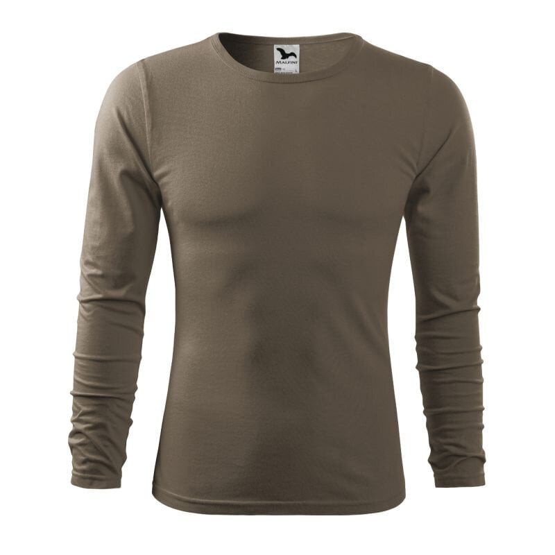 Marškinėliai vyrams MLI-11929, rudi kaina ir informacija | Vyriški marškinėliai | pigu.lt
