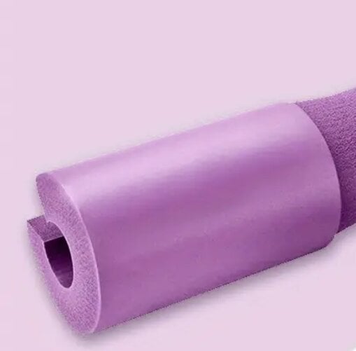 Štangos kilimėlis, 45x10cm, šviesiai violetinis цена и информация | Kilimėliai sportui | pigu.lt
