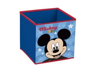 Mickey Mouse žaislų dėžė, mėlyna kaina ir informacija | Daiktadėžės | pigu.lt