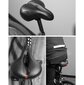 Minkšta dviračio sėdynė su galiniu žibintu, 24 x 10,5 x 20 cm цена и информация | Dviračių sėdynes ir sėdynių uždangalai | pigu.lt
