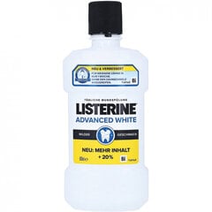 Burnos skalavimo skystis Listerine Advanced, 600 ml цена и информация | Зубные щетки, пасты | pigu.lt