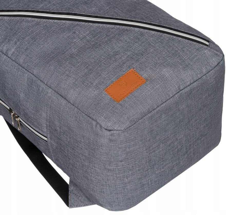 Rankinio bagažo kuprinė Peterson S37, 40x25x20 cm, pilka kaina ir informacija | Kuprinės ir krepšiai | pigu.lt