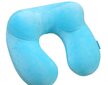 Kelioninė U formos pagalvė kaklui, mėlyna цена и информация | Pagalvės | pigu.lt