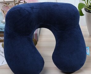 Kelioninė U formos pagalvė kaklui, tamsiai mėlyna цена и информация | Подушки | pigu.lt