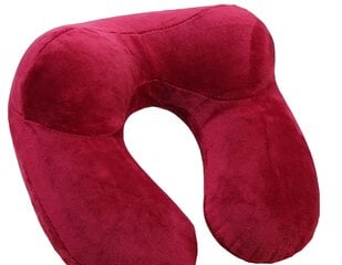 Kelioninė U formos pagalvė kaklui, raudona цена и информация | Подушки | pigu.lt