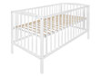 Vaikiška lovelė iGLOBAL, 120x60 cm, balta цена и информация | Kūdikių lovytės | pigu.lt