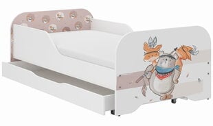 Кровать с матрасом, iGLOBAL, 140x70 см цена и информация | Детские кровати | pigu.lt