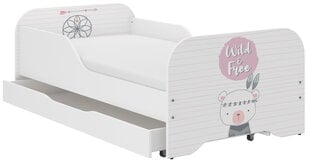 Кровать с матрасом, iGLOBAL, 140x70 см цена и информация | Детские кровати | pigu.lt