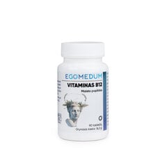 Maisto papildas vitaminas B12 Egomedum, 90 tabl. цена и информация | Витамины, пищевые добавки, препараты для хорошего самочувствия | pigu.lt