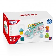 Muzikinis automobilis su metalofonu Woopie Baby, žalias kaina ir informacija | Lavinamieji žaislai | pigu.lt