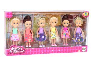 Набор мини-кукол 12 см 6 шт. цена и информация | Игрушки для девочек | pigu.lt