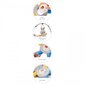 Pliušinis žaislas zuikis su garso ir šviesos efektais Woopie Baby, mėlynas, 27,5x5,5x15,5 cm kaina ir informacija | Minkšti (pliušiniai) žaislai | pigu.lt