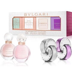 Kvepalų rinkinys Bvlgari Mini Set moterims: kvapusis vanduo EDP, 5 ml + tualetinis vanduo EDT, 3x5 ml kaina ir informacija | Kvepalai moterims | pigu.lt