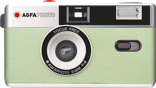 Товар с повреждённой упаковкой. Agfaphoto аналоговая камера 35 мм, зеленая цена и информация | Мобильные телефоны, фото и видео товары с поврежденной упаковкой | pigu.lt