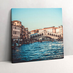 Tapyba Ant Drobės Rialto tiltas Venecijoje, 60x60 kaina ir informacija | Reprodukcijos, paveikslai | pigu.lt