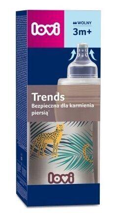 Kūdikių buteliukas Lobi, 3m+, 250ml kaina ir informacija | Buteliukai kūdikiams ir jų priedai | pigu.lt