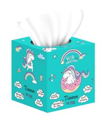 Popierinės servetėlės Little Unicorn Tissue, 56 vnt. kaina ir informacija | Vatos gaminiai, drėgnos servetėlės | pigu.lt