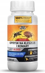 Жидкость против клещей и комаров No-Pest 0,25 кг 250 мл цена и информация | Средства от комаров и клещей | pigu.lt