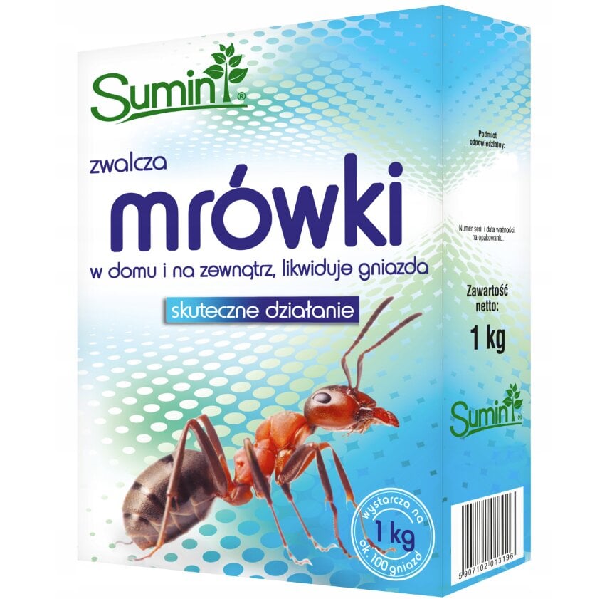 Milteliai nuo skruzdžių Sumin, 1 kg цена и информация | Priemonės nuo uodų ir erkių | pigu.lt