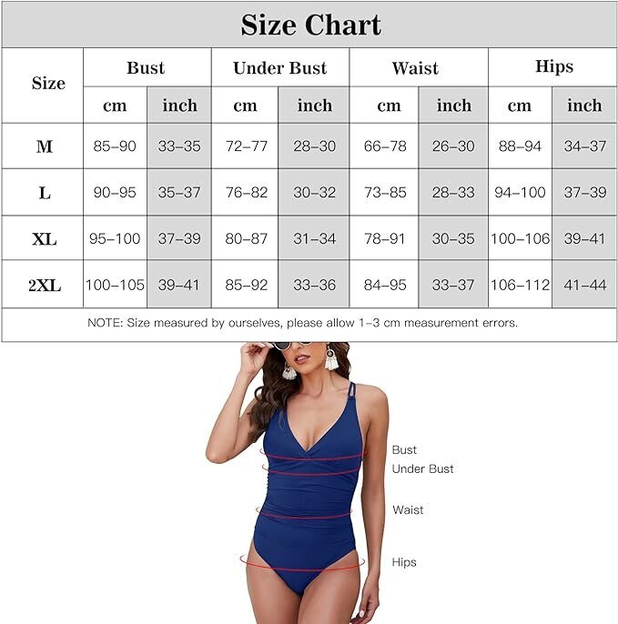 Ihcemih maudymosi kostiumėlis moterims, mėlynas kaina ir informacija | Maudymosi kostiumėliai | pigu.lt