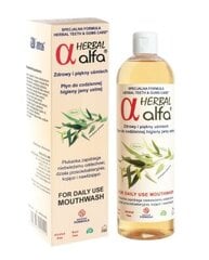 Burnos skalavimo skystis Alfa Herbal, 500 ml kaina ir informacija | Dantų šepetėliai, pastos | pigu.lt