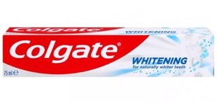 Balinanti dantų pasta Colgate Whitening, 75 ml kaina ir informacija | Dantų šepetėliai, pastos | pigu.lt