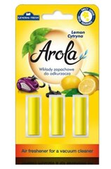 Универсальные свежие саше для пылесоса с ароматом лимона, 3 штуки цена и информация | Освежители воздуха | pigu.lt
