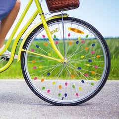Dekoravimo karoliukų rinkinys dviračio stipinams Alinco, įvairių spalvų kaina ir informacija | Kiti dviračių priedai ir aksesuarai | pigu.lt