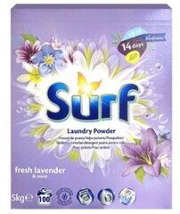 Средство для стирки Surf Fresh Лаванда и Мята, 5 кг цена и информация | Средства для стирки | pigu.lt