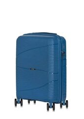 Mažas lagaminas ant ratukų Ochnik WALPP-0021-91-19(W24), mėlynas цена и информация | Чемоданы, дорожные сумки  | pigu.lt