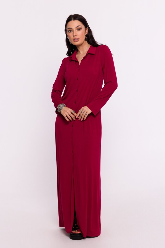 Suknelė moterims BeWear, raudona kaina ir informacija | Suknelės | pigu.lt