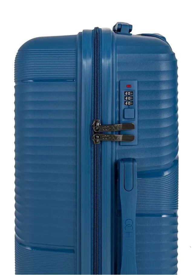 Vidutinis lagaminas ant ratukų Ochnik Walpp-0021-91-24(W24), mėlynas цена и информация | Lagaminai, kelioniniai krepšiai | pigu.lt