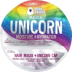 Plaukų kaukė Bear Fruits Unicorn Moisture + Hydration Unicorn Cup, 20 ml kaina ir informacija | Priemonės plaukų stiprinimui | pigu.lt