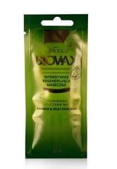 Atkurianti plaukų kaukė su avokadų aliejumi Biovax, 20 ml kaina ir informacija | Priemonės plaukų stiprinimui | pigu.lt