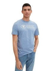 Мужская футболка Tom Tailor, голубая цена и информация | Мужские футболки | pigu.lt