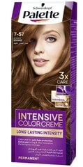 Ilgalaikiai plaukų dažai Schwarzkopf Palette Intensive Color Creme, ruda 7-57, 1 vnt. kaina ir informacija | Plaukų dažai | pigu.lt