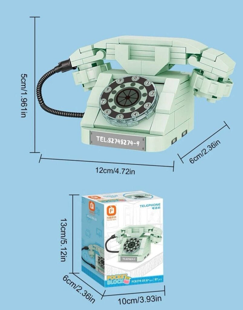 Konstruktorius Electronics LV-854 Telefonas kaina ir informacija | Konstruktoriai ir kaladėlės | pigu.lt