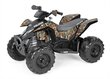 Vienvietis vaikiškas elektrinis keturratis Peg Perego Polaris Outlaw Camo, juodas kaina ir informacija | Elektromobiliai vaikams | pigu.lt