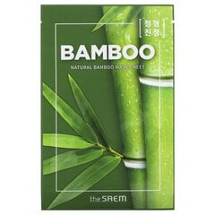 Lakštinė veido kaukė The Saem Natural Bamboo, 21 ml kaina ir informacija | Veido kaukės, paakių kaukės | pigu.lt