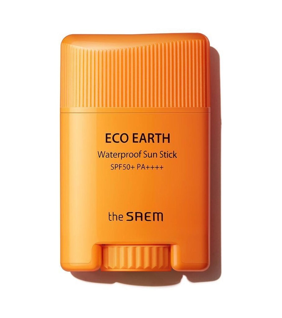 Vandeniui atspari pieštukinė veido apsauga The Saem Eco Earth Waterproof SPF 50+ PA++++, 17 g цена и информация | Kremai nuo saulės | pigu.lt