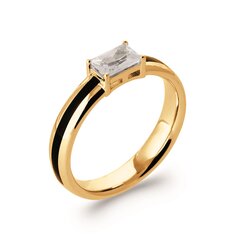 Кольцо с золотым покрытием 750°,  ⌀ 18.5, Mon tresor цена и информация | Кольца | pigu.lt